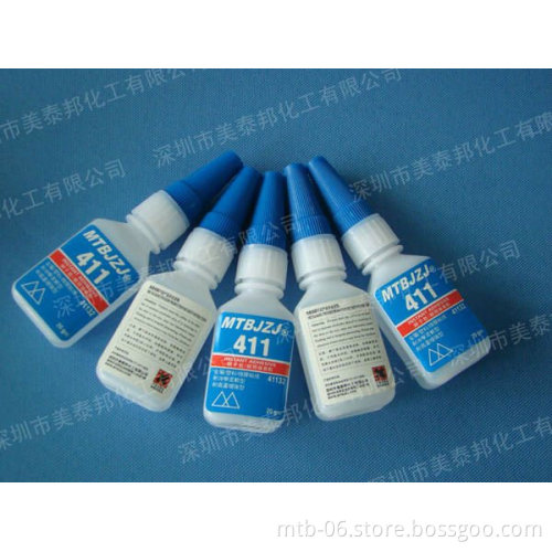 20 Seconds Cure Clear Cyanoacrylate Glue for Bonding Metal/Rubber/Plastic